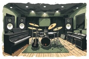 Image of Musical Instrument – Artistic Drawing – Item: