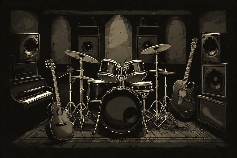 From the Musical Instrument – Artistic Drawing – Item: 47805 Image of Musical Instrument – Artistic Drawing – Item: 47805