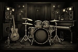 Image of Musical Instrument – Artistic Drawing – Item: 47811
