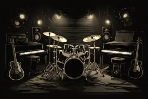 Image of Musical Instrument – Artistic Drawing – Item: 47812