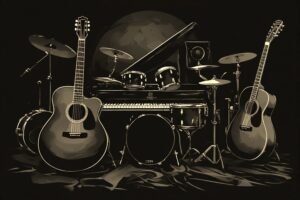 Image of Musical Instrument – Artistic Drawing – Item: 47813