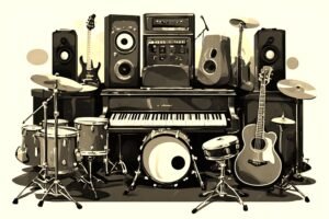 Image of Musical Instrument – Artistic Drawing – Item: 47814
