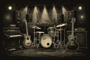 Image of Musical Instrument – Artistic Drawing – Item: 47815