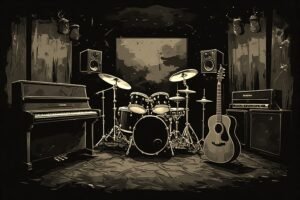 Image of Musical Instrument – Artistic Drawing – Item: 47825