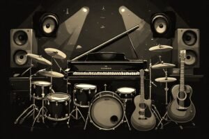 Image of Musical Instrument – Artistic Drawing – Item: 47828