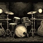 Image of Musical Instrument – Artistic Drawing – Item: 47829