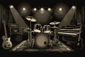 Image of Musical Instrument – Artistic Drawing – Item: