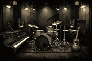 Image of Musical Instrument – Artistic Drawing – Item: 47834