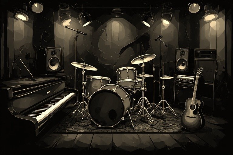 Image of Musical Instrument – Artistic Drawing – Item: 47834
