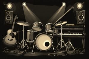 Image of Musical Instrument – Artistic Drawing – Item: 47839