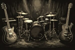 Image of Musical Instrument – Artistic Drawing – Item: 47840