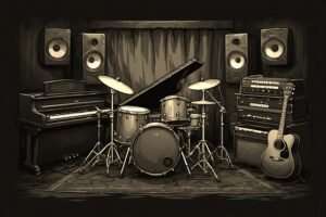 Image of Musical Instrument – Artistic Drawing – Item: 47842