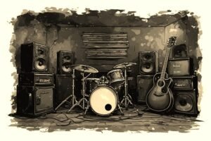 Image of Musical Instrument – Artistic Drawing – Item: 47849