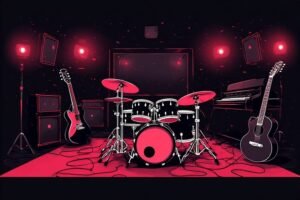 Image of Musical Instrument – Artistic Drawing – Item: 48085