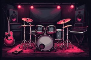 Image of Musical Instrument – Artistic Drawing – Item: 48090