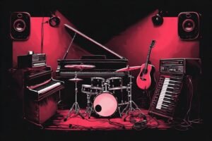 Image of Musical Instrument – Artistic Drawing – Item: 48097