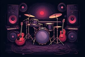 Image of Musical Instrument – Artistic Drawing – Item: 48105