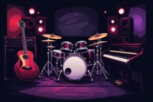 Image of Musical Instrument – Artistic Drawing – Item: 48106