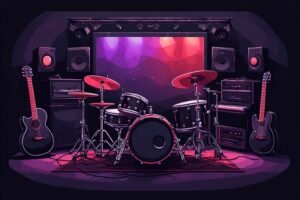 Image of Musical Instrument – Artistic Drawing – Item: 48107