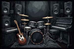 Image of Musical Instrument – Artistic Drawing – Item: 48125