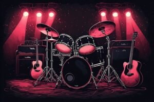 Image of Musical Instrument – Artistic Drawing – Item: