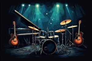 Image of Musical Instrument – Artistic Drawing – Item: 48152