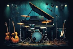 Image of Musical Instrument – Artistic Drawing – Item: 48155