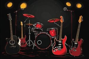 Image of Musical Instrument – Artistic Drawing – Item: 48243