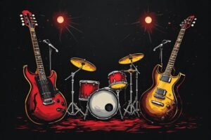 Image of Musical Instrument – Artistic Drawing – Item: 40634