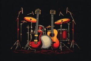 Image of Musical Instrument – Artistic Drawing – Item: 48253