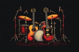 Image of Musical Instrument – Artistic Drawing – Item: 40626