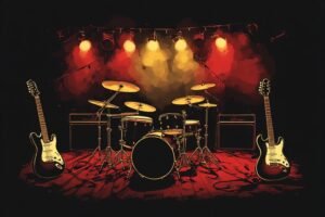 Image of Musical Instrument – Artistic Drawing – Item: 40623