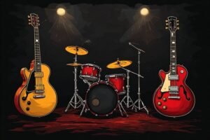 Image of Musical Instrument – Artistic Drawing – Item: 48258