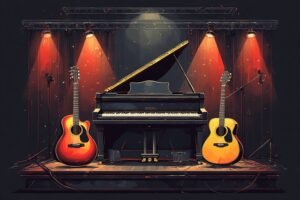 Image of Musical Instrument – Artistic Drawing – Item: 40615