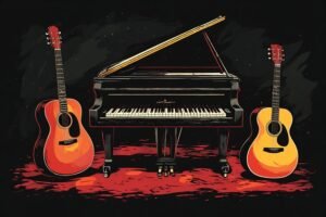 Image of Musical Instrument – Artistic Drawing – Item: 40767