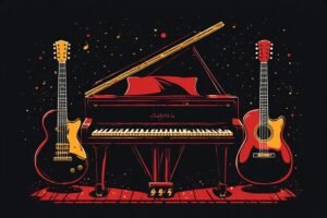 Image of Musical Instrument – Artistic Drawing – Item: 40763