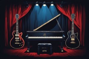 Image of Musical Instrument – Artistic Drawing – Item: 40722
