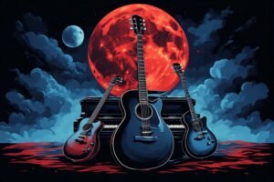 Image of Musical Instrument – Artistic Drawing – Item: 40713
