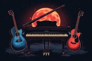 Image of Musical Instrument – Artistic Drawing – Item: 40711