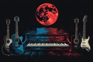 Image of Musical Instrument – Artistic Drawing – Item: 40709