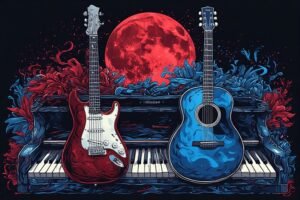 Image of Musical Instrument – Artistic Drawing – Item: 40707