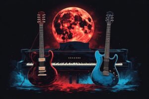 Image of Musical Instrument – Artistic Drawing – Item: 40696