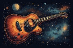 Image of Musical Instrument – Artistic Drawing – Item: 46255