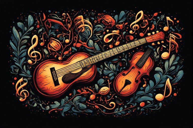 From the Musical Instrument – Artistic Drawing – Item: 46355 Image of Musical Instrument – Artistic Drawing – Item: 46355