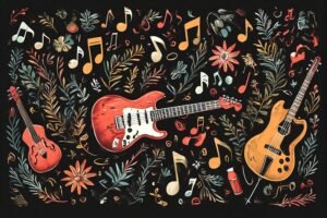 Image of Musical Instrument – Artistic Drawing – Item: 46353