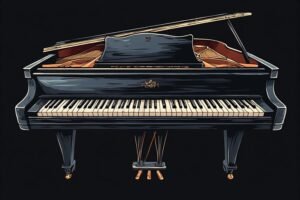 Image of Musical Instrument – Artistic Drawing – Item: 46348