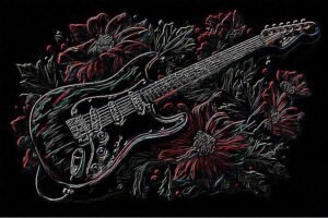 Image of Musical Instrument – Artistic Drawing – Item: 48764