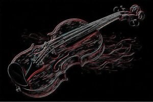 Image of Musical Instrument – Artistic Drawing – Item: 48777
