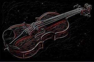 Image of Musical Instrument – Artistic Drawing – Item: 48780