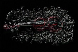 Image of Musical Instrument – Artistic Drawing – Item: 48782